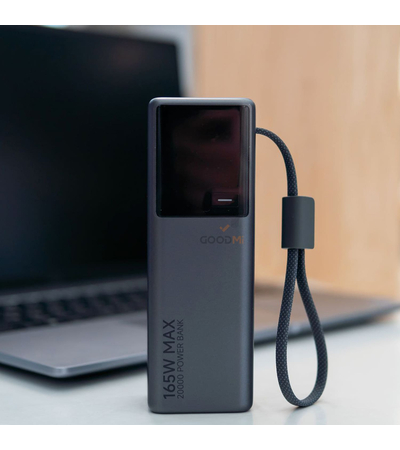 Внешний аккумулятор Xiaomi Power Bank 20000 165W Черный, изображение 4 - GOODMi