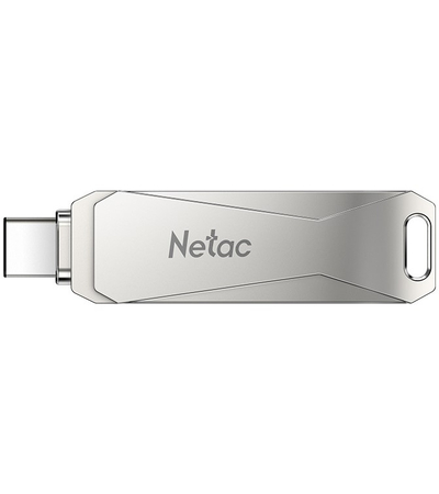 USB флешка Netac U782C 128Gb Серебристая, Объем: 128 ГБ, изображение 2 - GOODMi