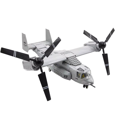 Конструктор Wange 5006 Военный самолет V-22, изображение 2 - GOODMi