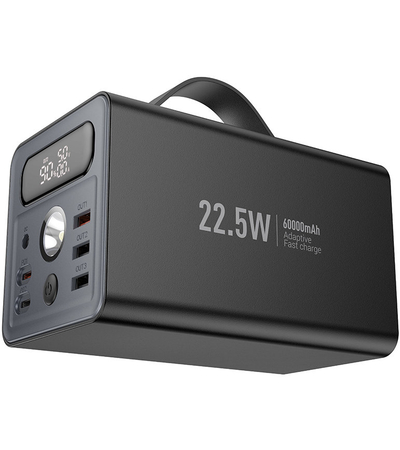 Внешний аккумулятор Hoco J138 60000mAh Черный, изображение 2 - GOODMi