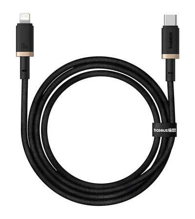 Кабель Baseus Dura Type-C/Lightning 1m Gold/Black (P10377800U01-00), изображение 2 - GOODMi