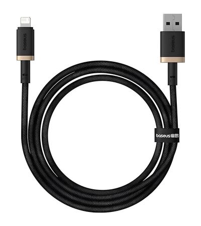 Кабель Baseus Dura USB-A/Lightning 1m Gold/Black (P10377801U01-00), изображение 2 - GOODMi