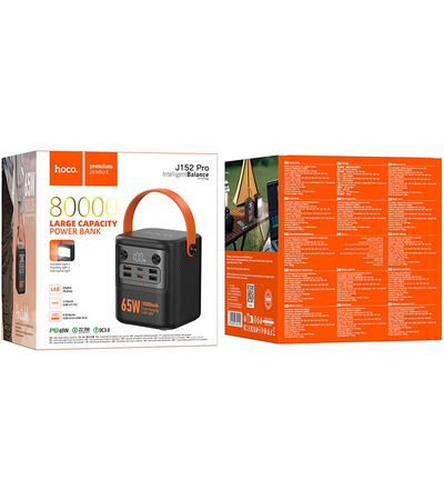 Внешний аккумулятор Hoco J152 PRO 80000mAh Black, изображение 7 - GOODMi