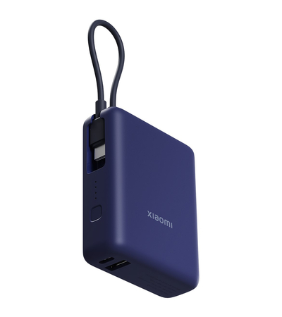 Внешний аккумулятор Xiaomi 33W Power Bank With Cable USB-C 10000mAh (PB1033MI) Blue, Цвет: Синий, изображение 3 - GOODMi