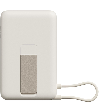 Внешний аккумулятор Xiaomi Magnetic Power Bank 10000mAh with Built-in Stand Beige (WPB1007Z), Цвет: Бежевый, изображение 2 - GOODMi