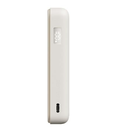 Внешний аккумулятор Xiaomi Magnetic Power Bank 10000mAh with Built-in Stand Beige (WPB1007Z), Цвет: Бежевый, изображение 3 - GOODMi