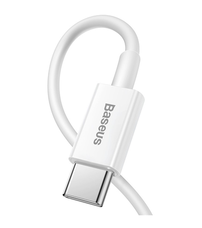 Кабель Baseus Superior Series Type-C/Lightning 1.5m White (CATLYS-B02), изображение 3 - GOODMi