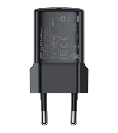 Сетевое зарядное устройство ACEFAST A118 PD 30W Black, изображение 3 - GOODMi
