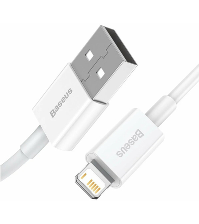 Кабель Baseus Superior Series USB Type-A/Lightning 1.5m White (CALYS-B02), изображение 3 - GOODMi