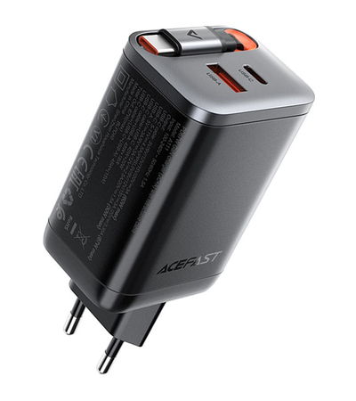 Сетевое зарядное устройство ACEFAST A111 PD 67W Black, изображение 2 - GOODMi