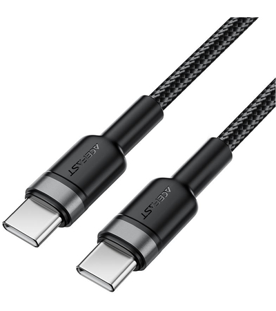 Кабель ACEFAST C22-03 Type-C to Type-C 1.2m Вlack, изображение 2 - GOODMi
