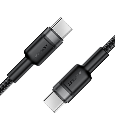 Кабель ACEFAST C22-03 Type-C to Type-C 1.2m Вlack, изображение 3 - GOODMi