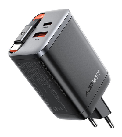 Сетевое зарядное устройство ACEFAST A111 PD 67W Black, изображение 5 - GOODMi