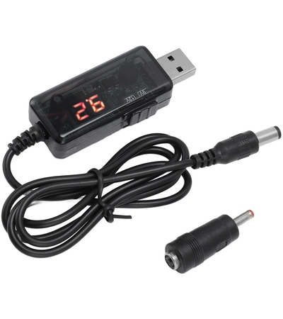 Кабель питания для роутера 12V/9V USB-A - DC 5.5/3.5, изображение 3 - GOODMi