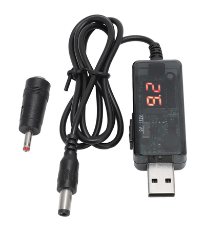 Кабель питания для роутера 12V/9V USB-A - DC 5.5/3.5, изображение 4 - GOODMi