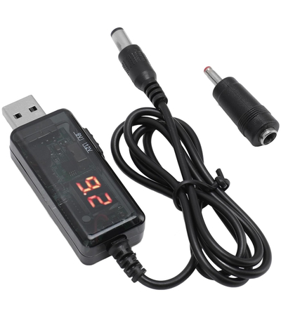Кабель питания для роутера 12V/9V USB-A - DC 5.5/3.5, изображение 5 - GOODMi