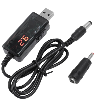 Кабель питания для роутера 12V/9V USB-A - DC 5.5/3.5, изображение 6 - GOODMi