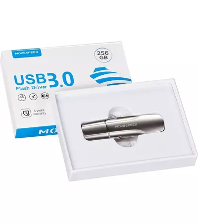 USB флешка MoveSpeed 256Gb (YSUSV-256GSN), изображение 6 - GOODMi