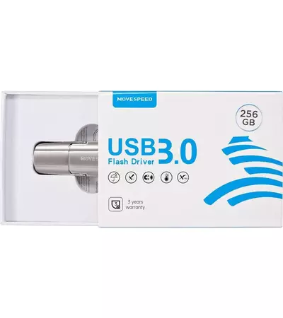 USB флешка MoveSpeed 256Gb (YSUSV-256GSN), изображение 7 - GOODMi