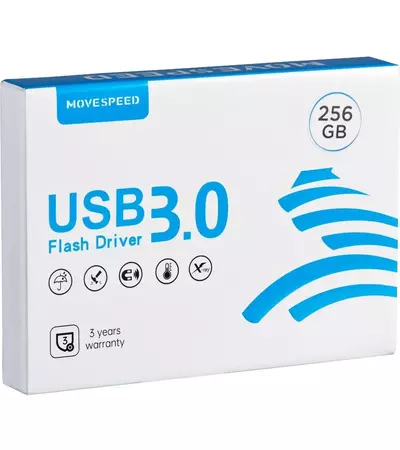 USB флешка MoveSpeed 256Gb (YSUSV-256GSN), изображение 8 - GOODMi