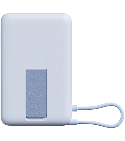 Внешний аккумулятор Xiaomi Magnetic Power Bank 10000mAh with Built-in Stand Blue (WPB1007Z), Цвет: Голубой, изображение 2 - GOODMi