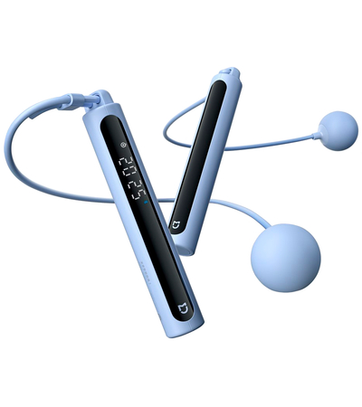 Скакалка с дисплеем Mijia Smart Skipping Rope 2 (MJTS02YM) Blue, изображение 2 - GOODMi