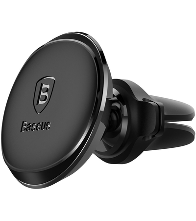 Автомобильный держатель Baseus Magnetic Air Vent (SUGX-A01) Black, изображение 2 - GOODMi