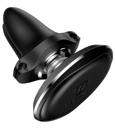 Автомобильный держатель Baseus Magnetic Air Vent (SUGX-A01) Black, изображение 5 - GOODMi