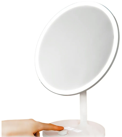 Зеркало Jordan & Judy Desktop LED Makeup Mirror NV535, Цвет: Белый, изображение 3 - GOODMi