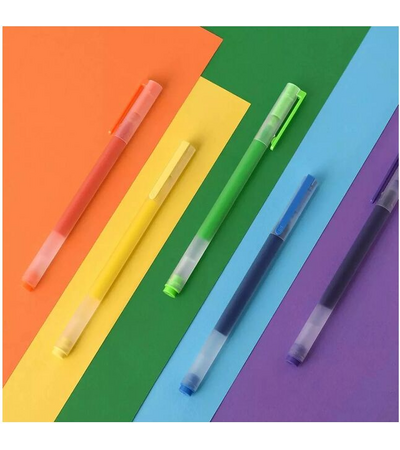 Набор цветных ручек Xiaomi Mi Jumbo Gel Ink Pen (5 шт.), изображение 3 - GOODMi