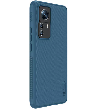 Чехол-накладка Nillkin Frosted Shield для Xiaomi 12T Pro синий, изображение 3 - GOODMi