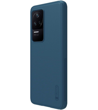 Чехол-накладка Nillkin FrostedShield для POCO F4 синий, Основной цвет: Синий, изображение 2 - GOODMi