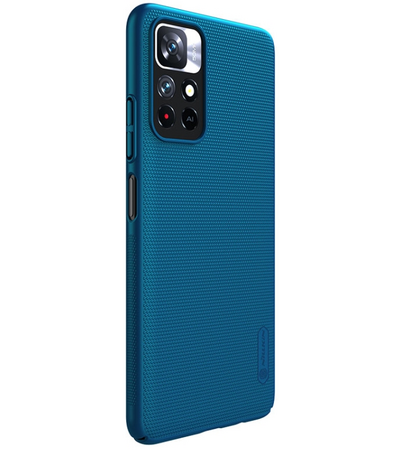 Чехол-накладка Nillkin FrostedShield для Redmi Note 11 синий, Основной цвет: Синий, изображение 3 - GOODMi