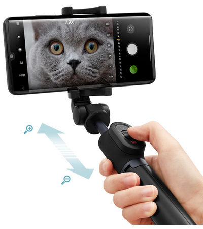 Трипод для смартфона Xiaomi Mi Bluetooth Zoom Black, изображение 5 - GOODMi