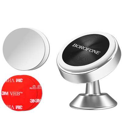 Магнитный держатель Borofone BH5 Platinum (Серый), Цвет: Серебристый, изображение 4 - GOODMi