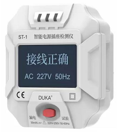 Тестер розеток DUKA Socket Tester ST-1, изображение 3 - GOODMi