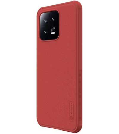 Чехол-накладка Nillkin FrostedShield для Xiaomi 13 Pro красный, Основной цвет: Красный, изображение 2 - GOODMi