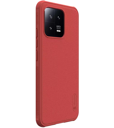 Чехол-накладка Nillkin FrostedShield для Xiaomi 13 Pro красный, Основной цвет: Красный, изображение 3 - GOODMi