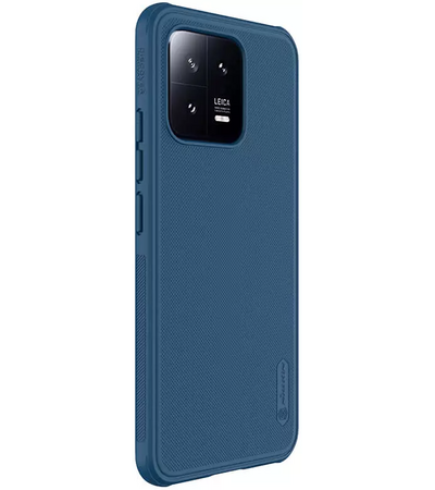 Чехол-накладка Nillkin FrostedShield для Xiaomi 13 Pro синий, Основной цвет: Синий, изображение 3 - GOODMi