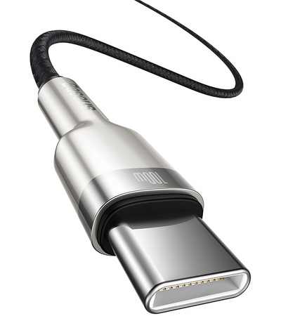 Кабель Baseus Cafule Series Type-C - Type-C 100W 1м Black, изображение 2 - GOODMi