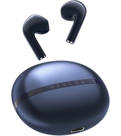 Беспроводные наушники Haylou X1 2023 Blue, Основной цвет наушников: Синие, изображение 2 - GOODMi