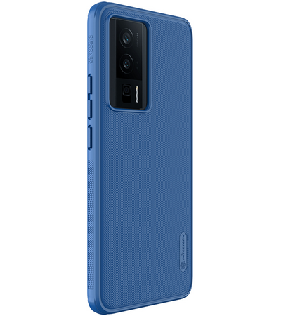 Чехол-накладка Nillkin FrostedShield для POCO F5 Pro синий, Основной цвет: Синий, изображение 3 - GOODMi