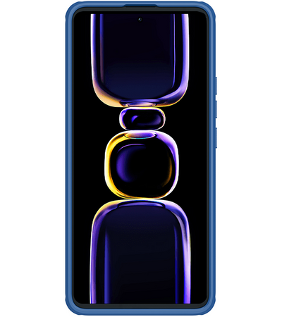 Чехол-накладка Nillkin FrostedShield для POCO F5 Pro синий, Основной цвет: Синий, изображение 4 - GOODMi
