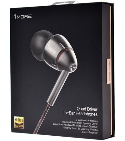 Проводные наушники 1MORE E1010 Quad Driver Gray, изображение 7 - GOODMi
