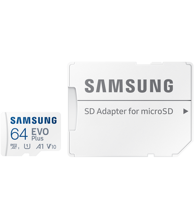 Карта памяти microSD Samsung EVO Plus 64GB + адаптер, Объем: 64 ГБ, изображение 6 - GOODMi