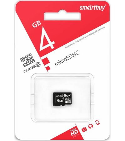 Карта памяти microSD SmartBuy 4GB, изображение 2 - GOODMi