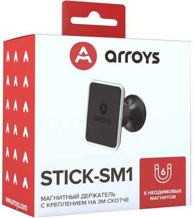Держатель Arroys Stick SM1 (Черный), изображение 12 - GOODMi