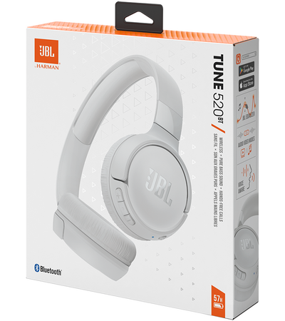Беспроводные наушники JBL Tune 520BT White, Основной цвет наушников: Белые, изображение 11 - GOODMi