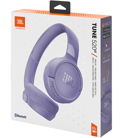 Беспроводные наушники JBL Tune 520BT Purple, Основной цвет наушников: Фиолетовые, изображение 11 - GOODMi