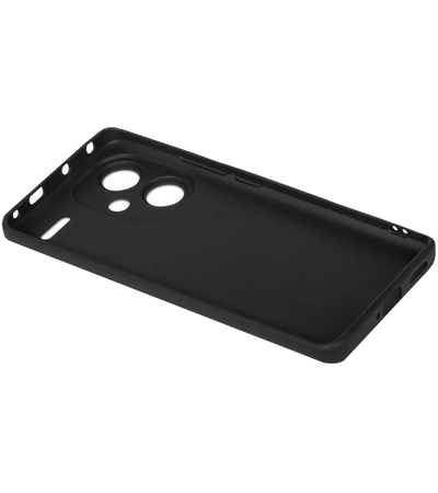 Чехол-накладка силиконовая для Redmi Note 13 Pro Plus 5G черный, изображение 3 - GOODMi